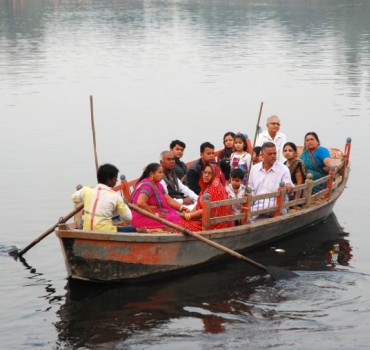 Boat ride at Vishram Ghat